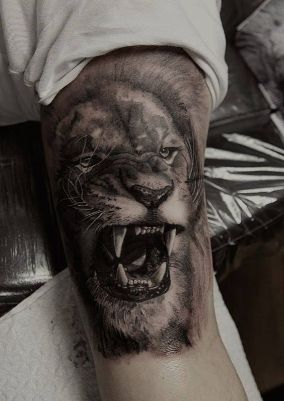 tatuajes leones realistas 3D 5 - leones