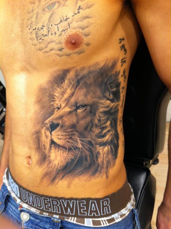 tatuajes leones realistas 3D 6 - leones