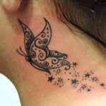 tatuajes mariposas con estrellas 1 - tatuajes de mariposas