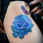 tatuajes mariposas con flores 6 - tatuajes de mariposas