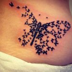 tatuajes mariposas espalda baja caderas pelvis 1 - tatuajes de mariposas