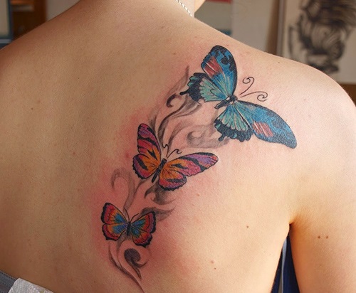 tatuajes para mujeres de mariposas espalda 1 - tatuajes de mariposas