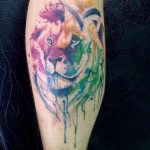 65 Tatuajes de Tigres y sus Significados - Tatuajes Geniales tatuajes tigres en la pierna rodilla tobillos 3 - tigres