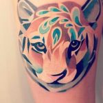 65 Tatuajes de Tigres y sus Significados - Tatuajes Geniales tatuajes tigres en la pierna rodilla tobillos 6 - tigres
