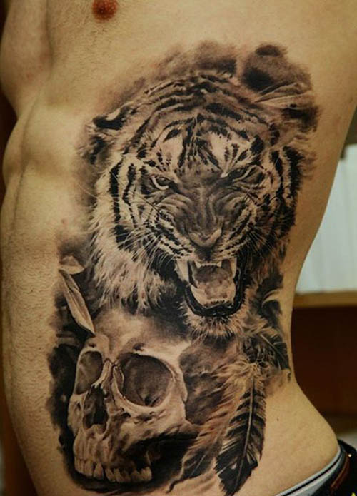 tatuajes tigres hombres originales 2 - tigres