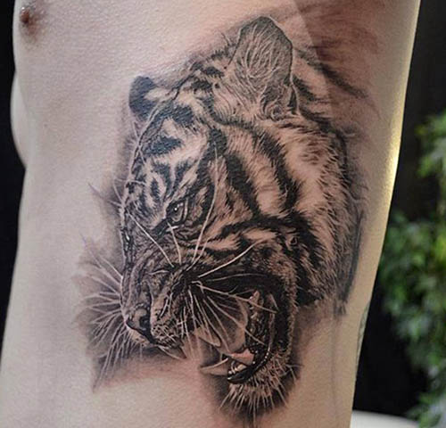 tatuajes tigres hombres originales 3 - tigres