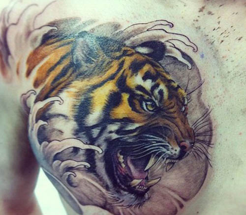 tatuajes tigres hombres originales 4 - tigres