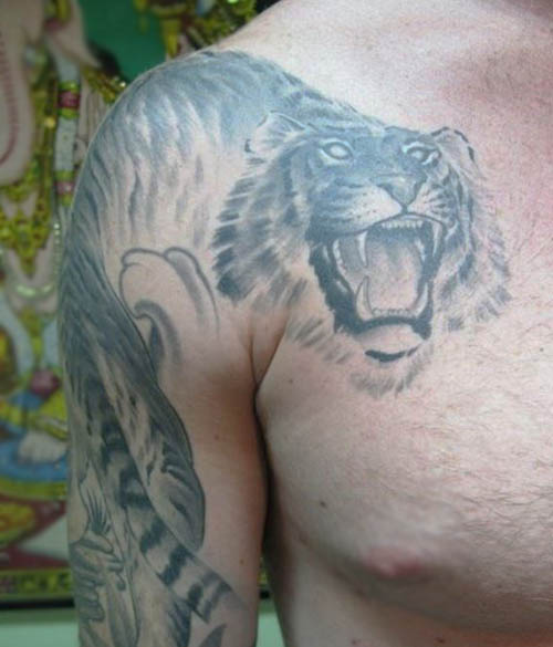 tatuajes tigres hombres originales 5 - tigres