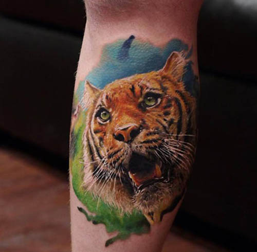 tatuajes tigres realistas 3D 1 - tigres