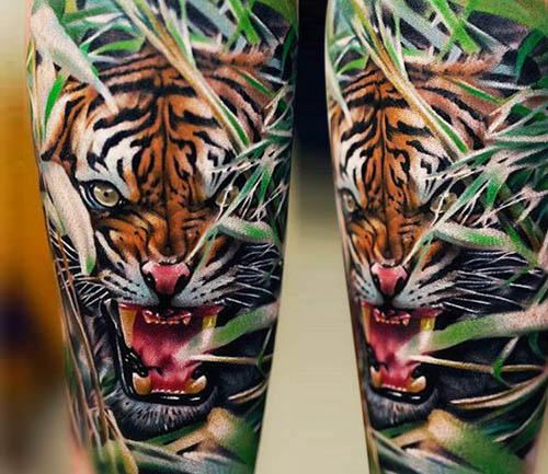 tatuajes tigres realistas 3D 5 - tigres