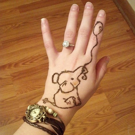 de elefantes en la mano 2 - tatuajes de elefantes