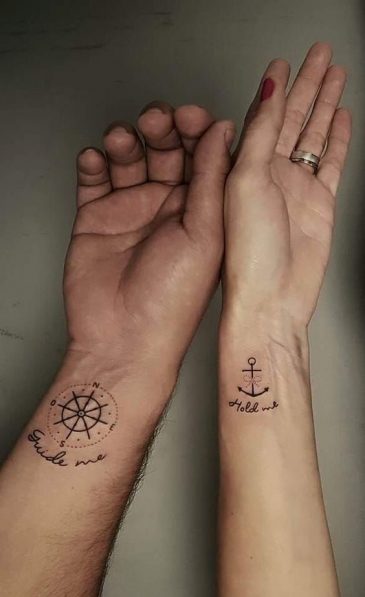 diseños de tatuajes de parejas 7 365x597 -
