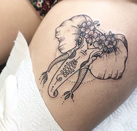 elefantes de mujeres 6 - tatuajes de elefantes