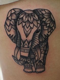 elefantes mandala 1 - tatuajes de elefantes