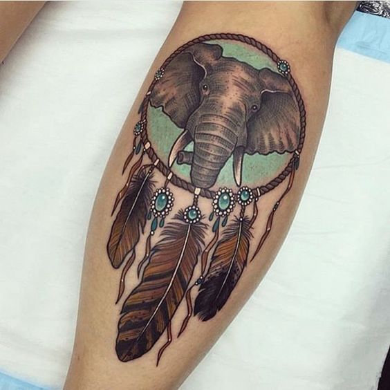 elefantes mandala 5 - tatuajes de elefantes