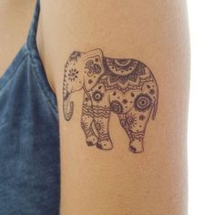 elefantes mandala 6 - tatuajes de elefantes