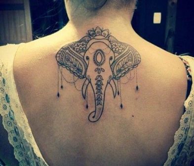 elfantes hindu para mujeres 1 393x337 1 - tatuajes de elefantes
