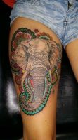 elfantes hindu para mujeres 7 - tatuajes de elefantes