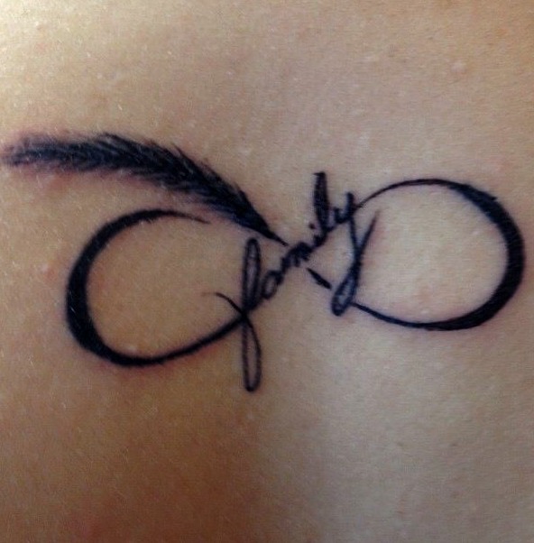 infinito con plumas 6 - tatuajes de infinito