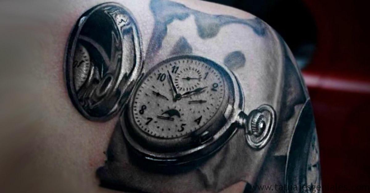 portada tatuajes reloj - tatuajes de calaveras