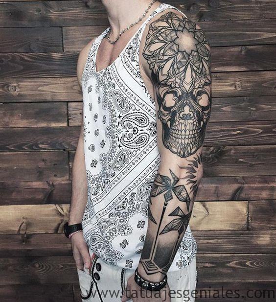 tattoo brazo manga completo 2 - tatuajes para hombres