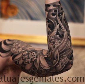 tattoo brazo manga completo 6 - tatuajes en el brazo