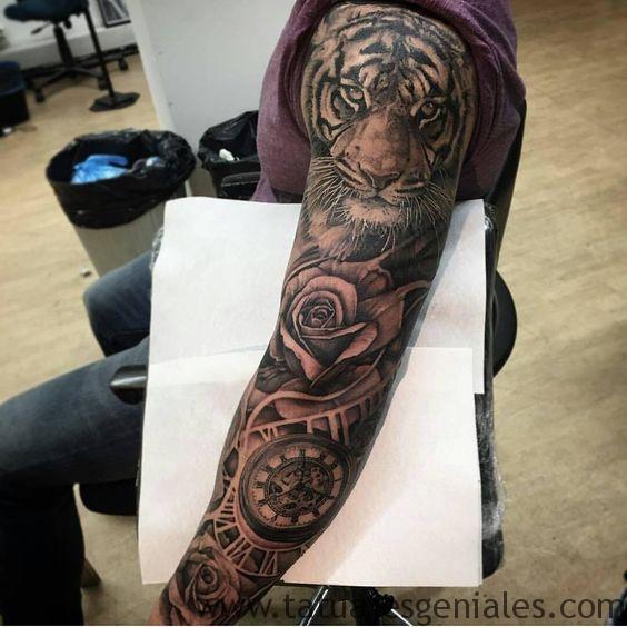 tattoo brazo manga completo 7 - tatuajes en el brazo