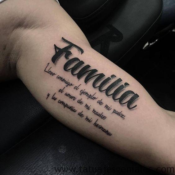 tattoo brazos frases nombres 1 - tatuajes en el brazo