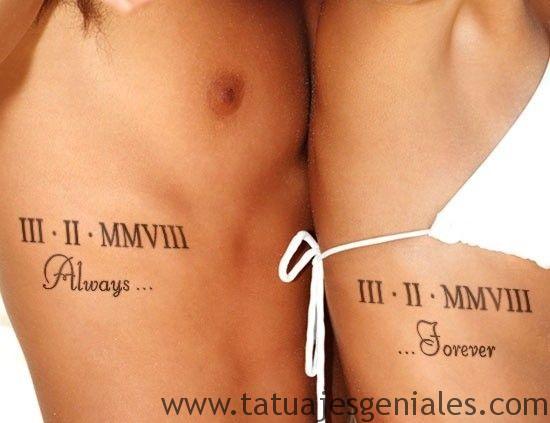 tattoo costillas numeros romanos 2 1 -