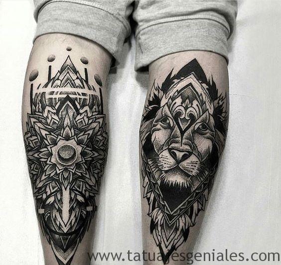 tattoo hombre piernas tatuajes 3 -