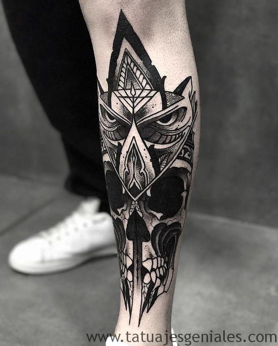 tattoo hombre piernas tatuajes 8 -