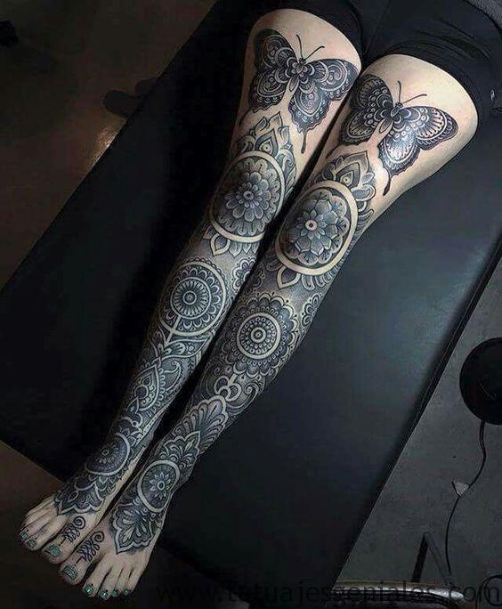 tattoo piernas mujeres 1 -