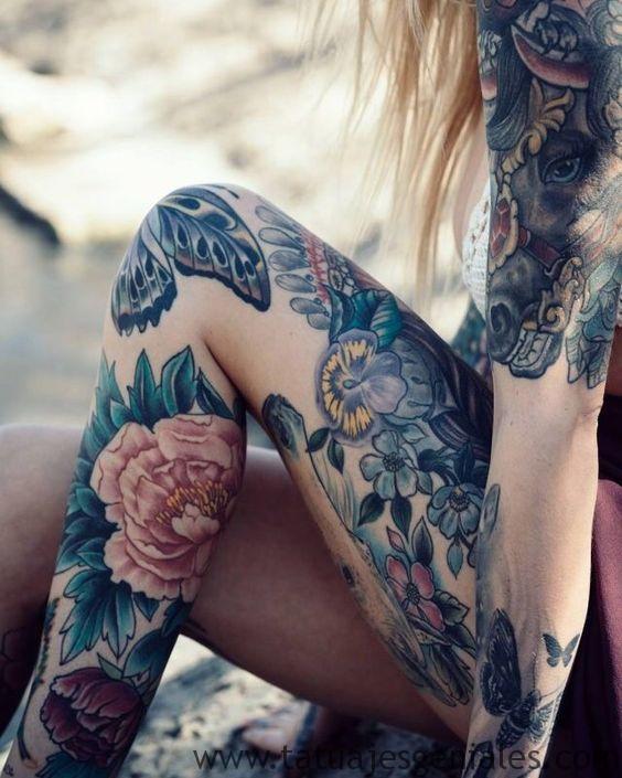 tattoo piernas mujeres 13 -