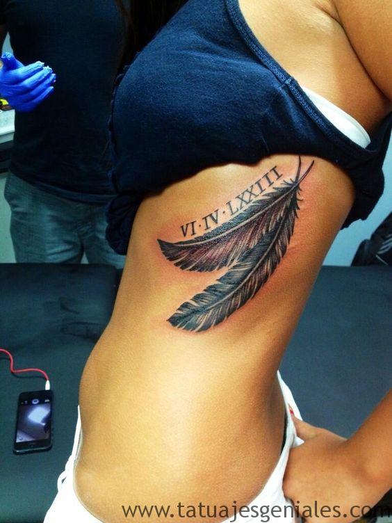 tattoo plumas costillas 1 -