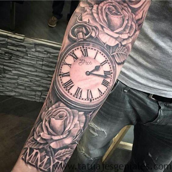 tattoo reloj bolsillo 2 - tatuajes de relojes