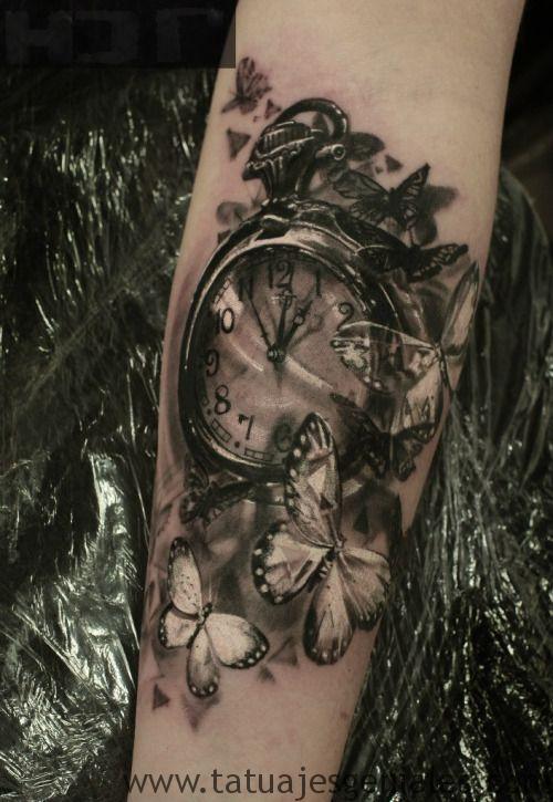 tattoo reloj bolsillo 6 - tatuajes de relojes