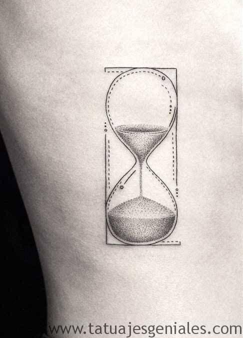 tattoo reloj de arena 1 - tatuajes de relojes