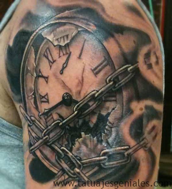 tattoo reloj en el brazo 1 - tatuajes de relojes