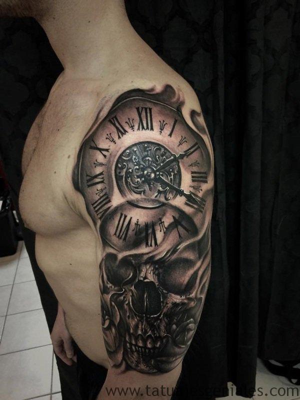 tattoo reloj en el brazo 3 - tatuajes de relojes