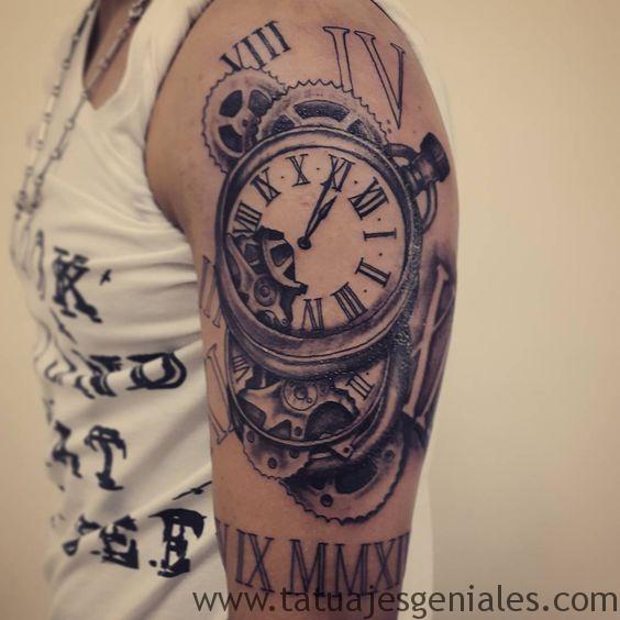 tattoo reloj para mujeres 1 - tatuajes de relojes