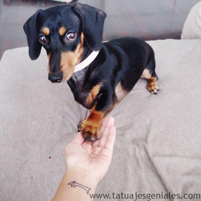 tattoo salchichas - tatuajes de perros