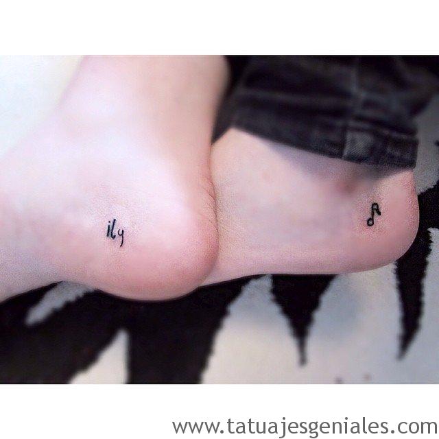 tatuaje pequeño pareja hermana amiga 2 - tatuajes pequeños