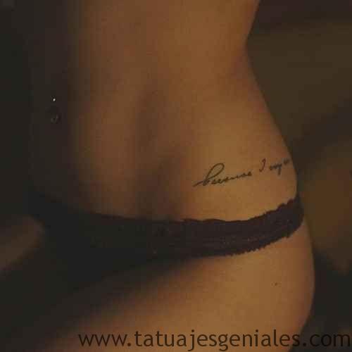 tatuajes cadera frases 1 -