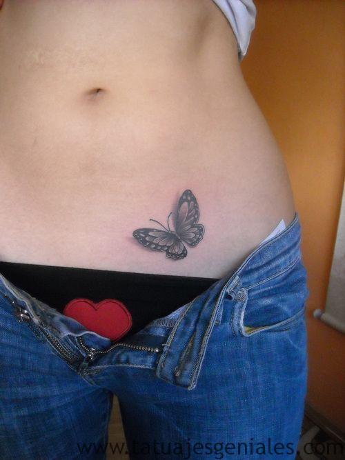 tatuajes caderas mariposas 4 -