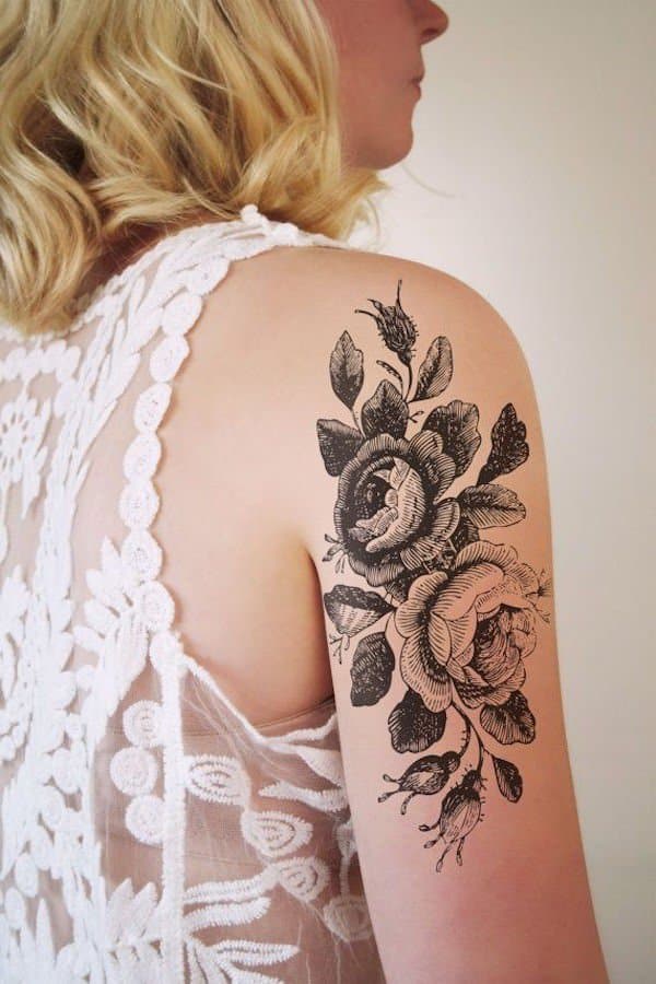 tatuajes de flores en el brazo 3 -