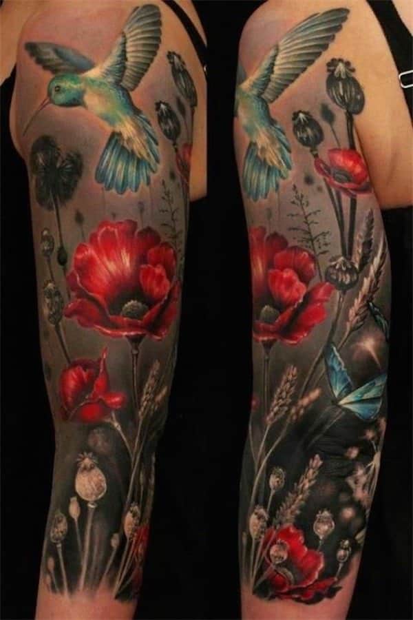 tatuajes de flores en el brazo 4 -