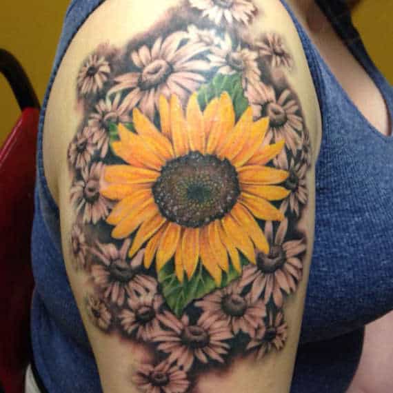 tatuajes de flores en el brazo 6 -