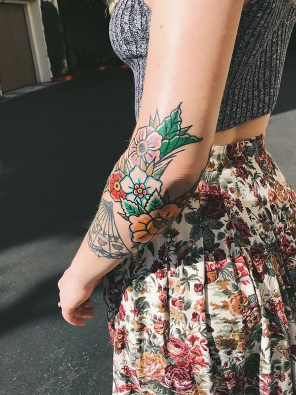 tatuajes de flores en el brazo 8 -