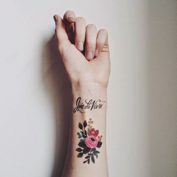 tatuajes de flores en la mano 4 -