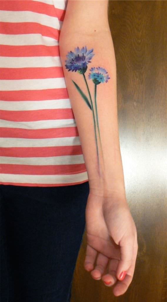 tatuajes de flores en la mano 7 -